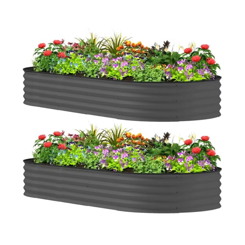 Resenkos Patio Planting Bed, Raised Garden Bed