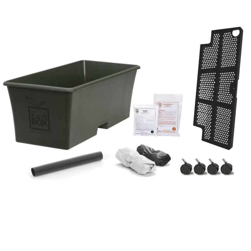 Novelty EarthBox Beginner Friendly, Self-Watering Growing System Garden Kit, Natural, Dark Green