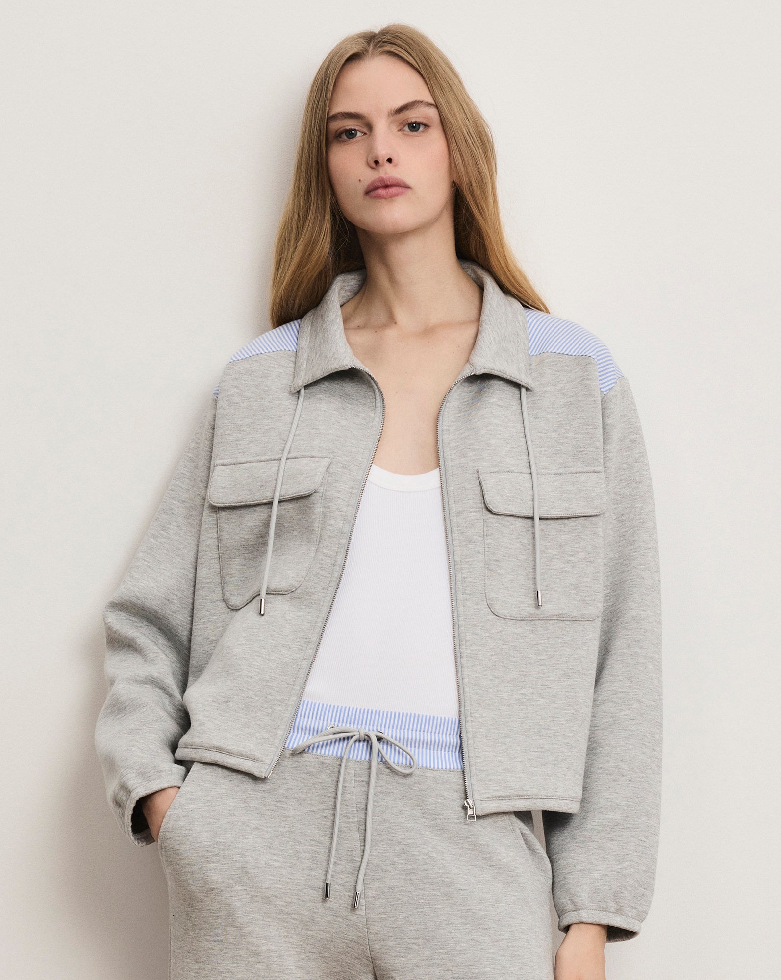 Stellant Stretch-Scuba Jacket Veronica Beard