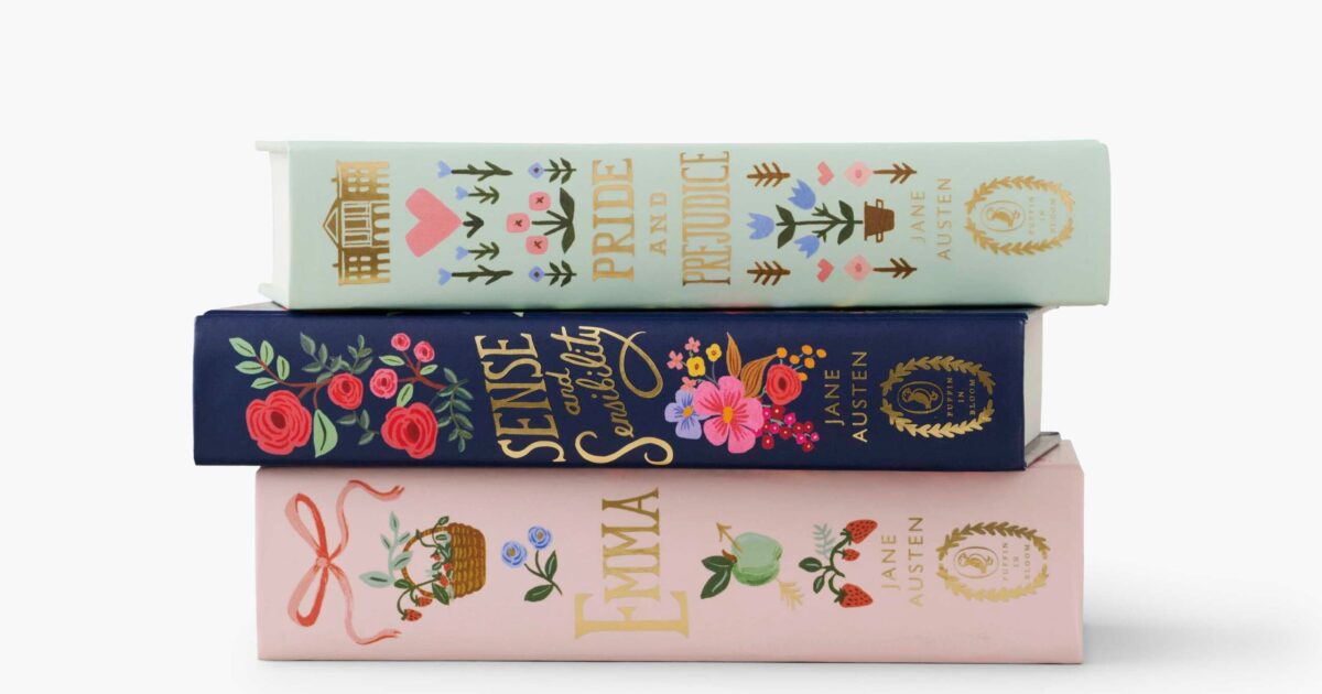 Jane Austen In Bloom Book Collection - Señora Era
