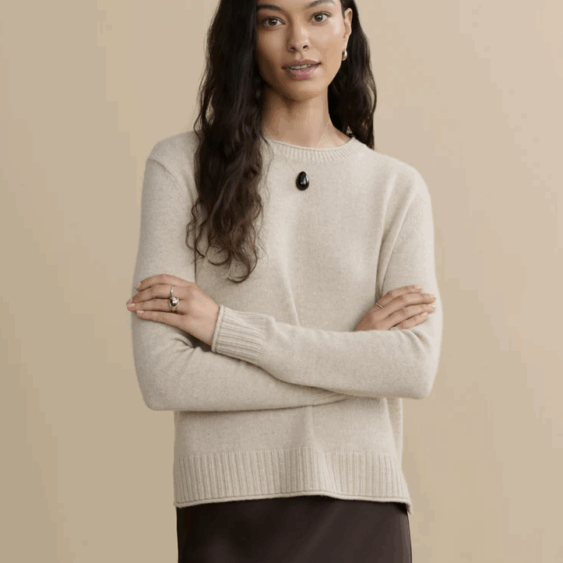 Jenni Kayne Everyday Sweater (oatmeal)