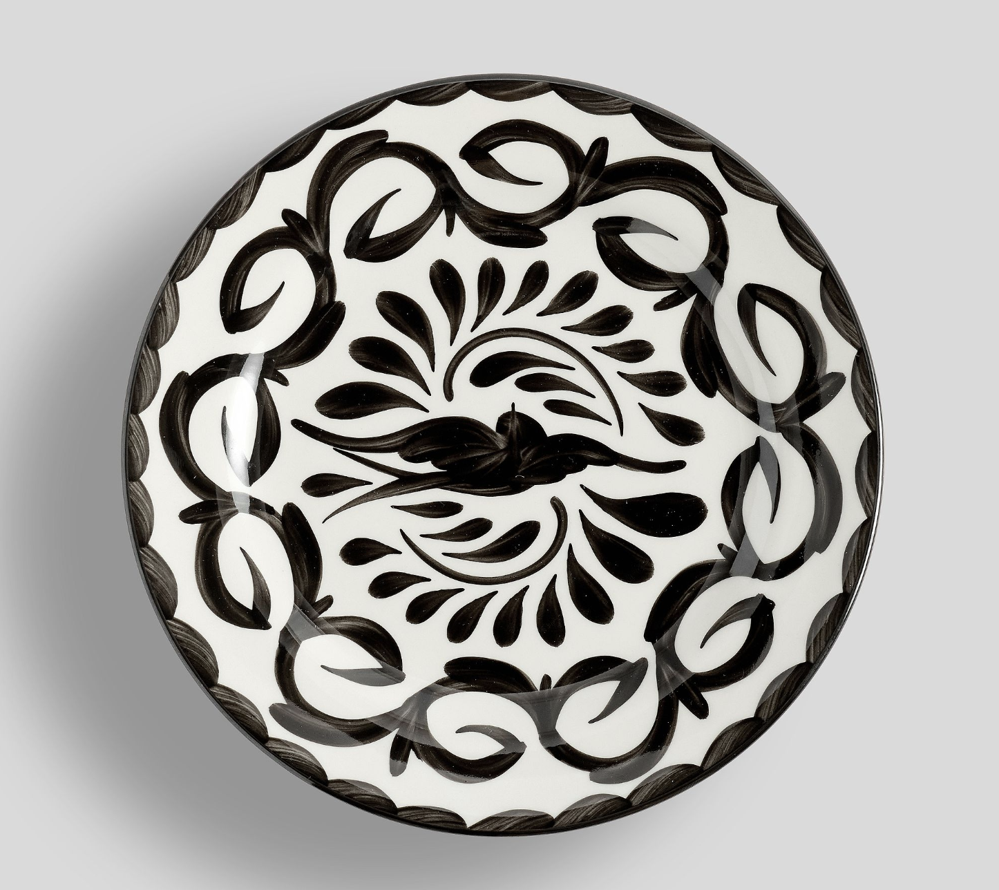 Pottery Barn Puebla Porcelain Salad Plates Set of 4