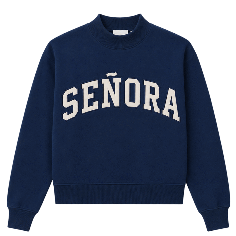 The Señora Varsity Mockneck