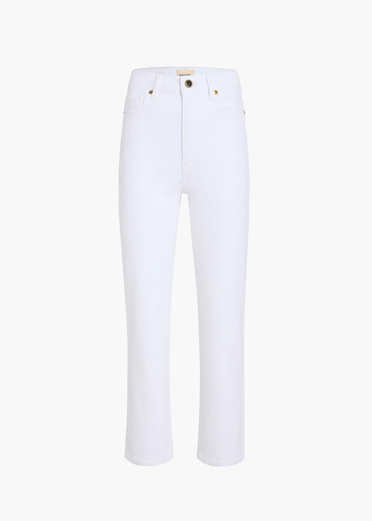 Abigail Stretch Jean in White Khaite