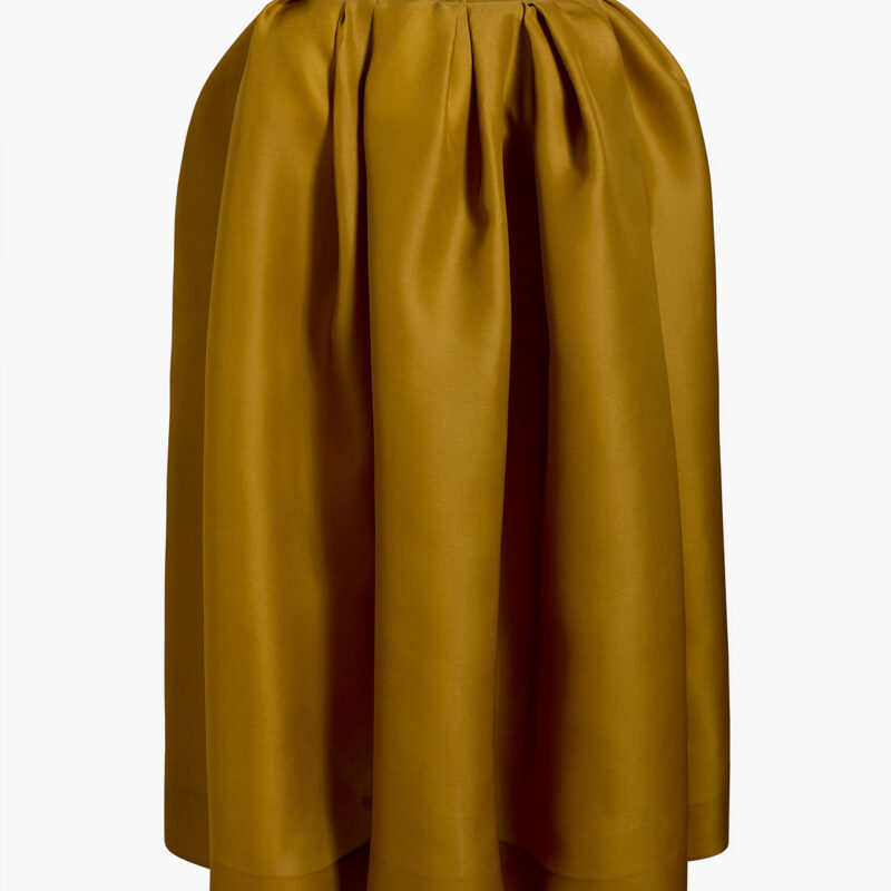 Adara Skirt in Bronze Khaite