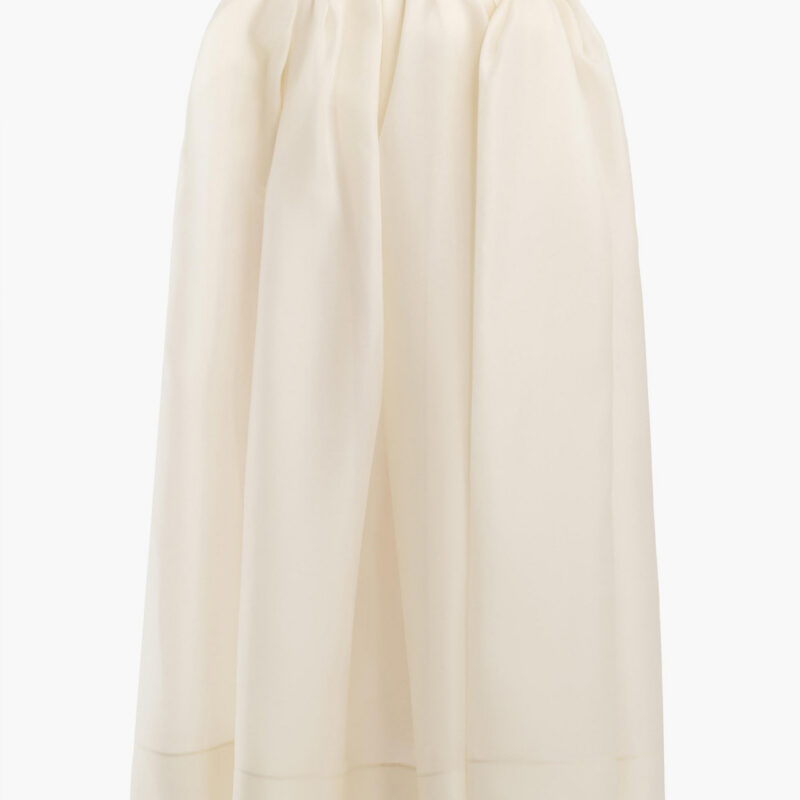 Adara Skirt in Cream Khaite