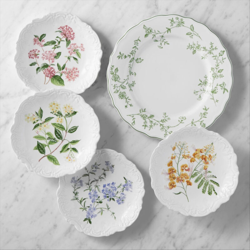 Williams Sonoma AERIN x Williams Sonoma Meadow Lace 16-Piece Dinnerware Set