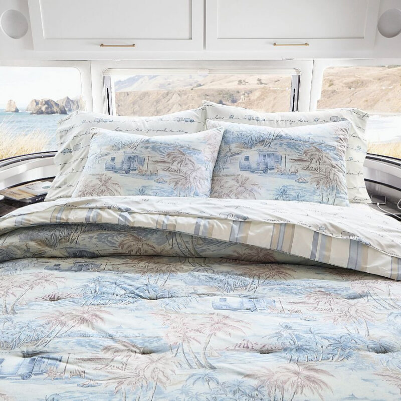 Airstream Coastal Toile Reversible Comforter