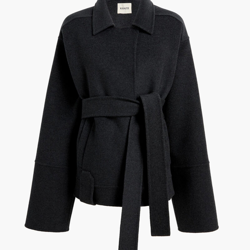 Alder Jacket in Charcoal Wool Khaite