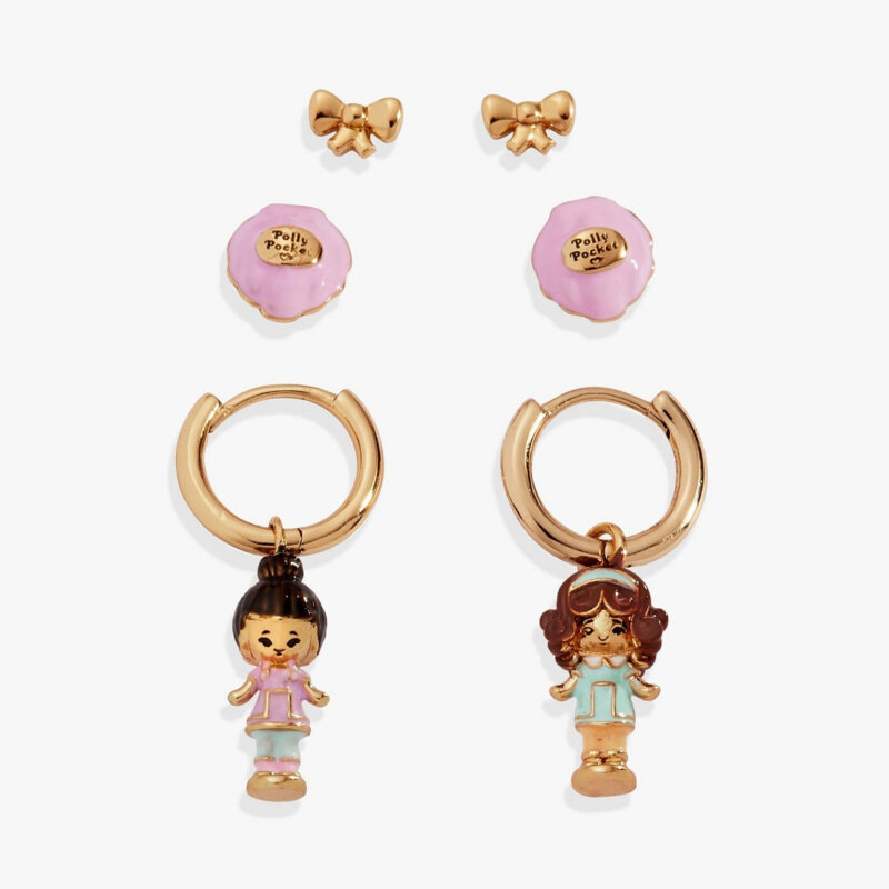 Alex and Ani Polly Pocket Earring Set of 3