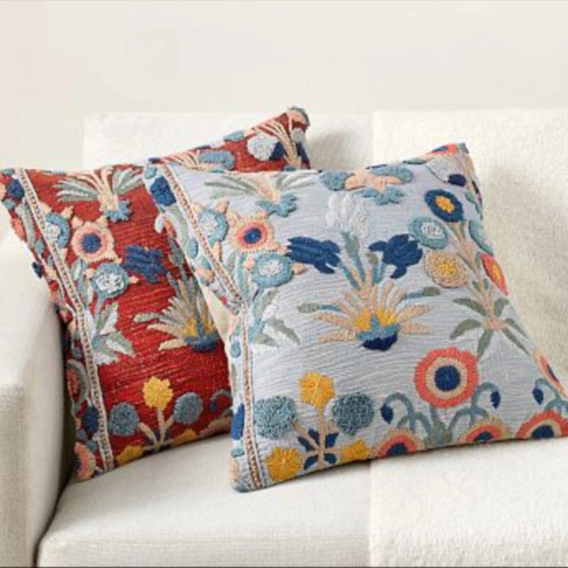 Alice Embroidered Pillow