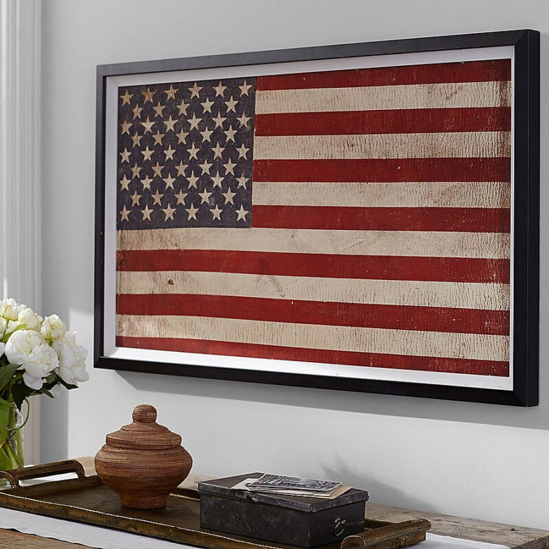 American Flag Framed Print