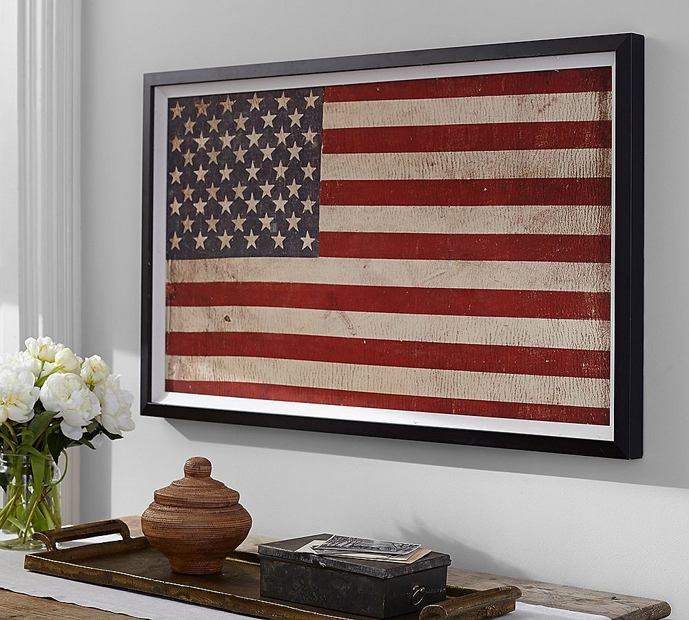 American Flag Framed Print