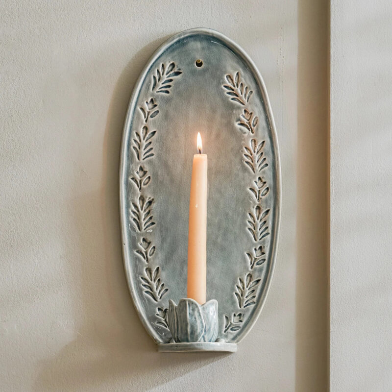 Annie Floral Ceramic Wall Sconce