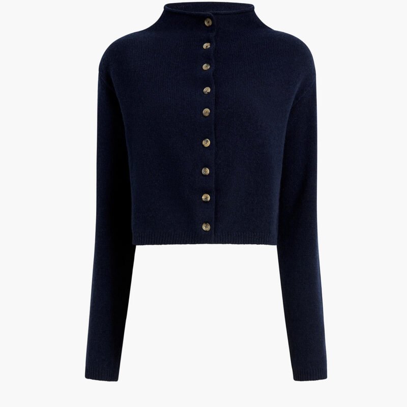 Annora Cardigan in Midnight Navy Khaite
