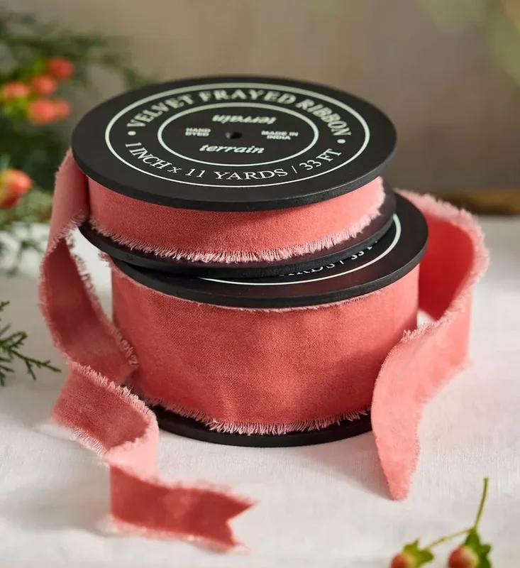 Terrain Holiday Velvet Ribbon