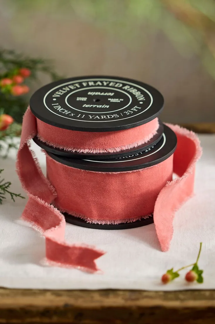 Terrain Holiday Velvet Ribbon