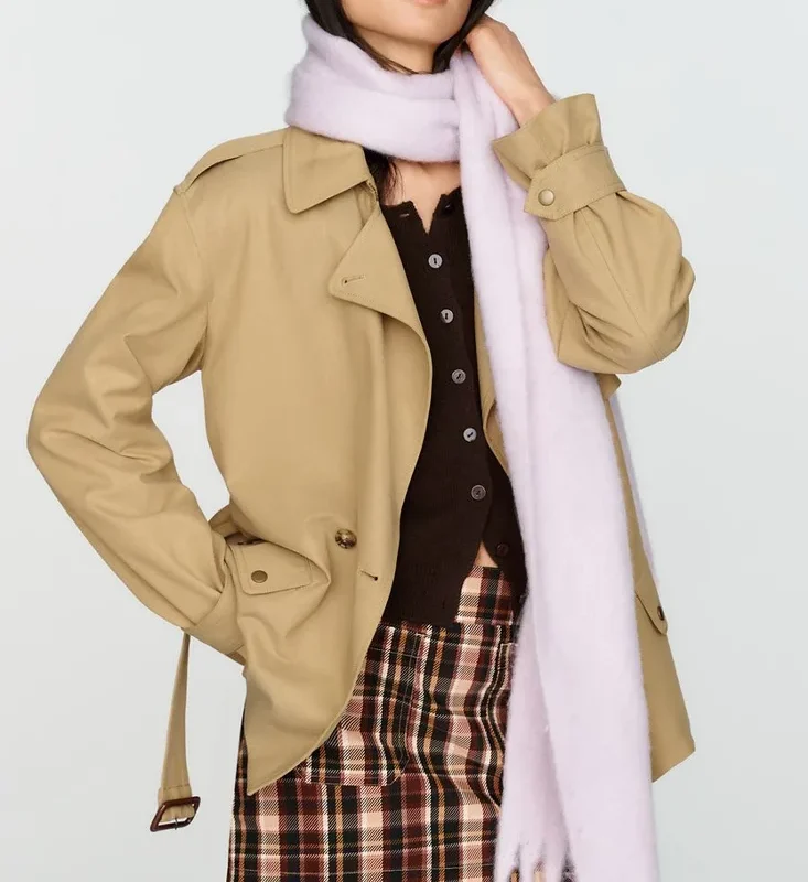 Maeve Solid Brushed Fringe Scarf