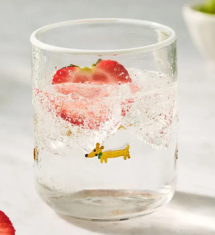 Dog Icon Juice Glass