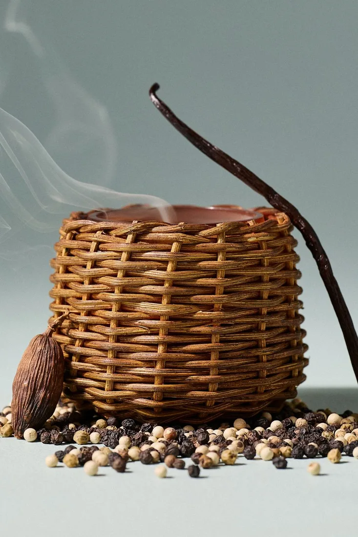 Gather Mini Candle by Anthropologie: Woody Warm Woods & Santal
