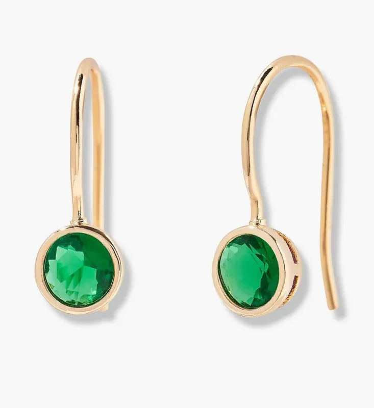 Brook & York Custom Birthstone Drop Earrings