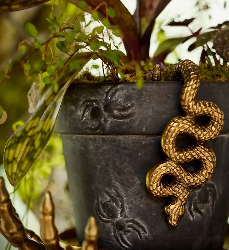 Brass Snake Pot Hanger