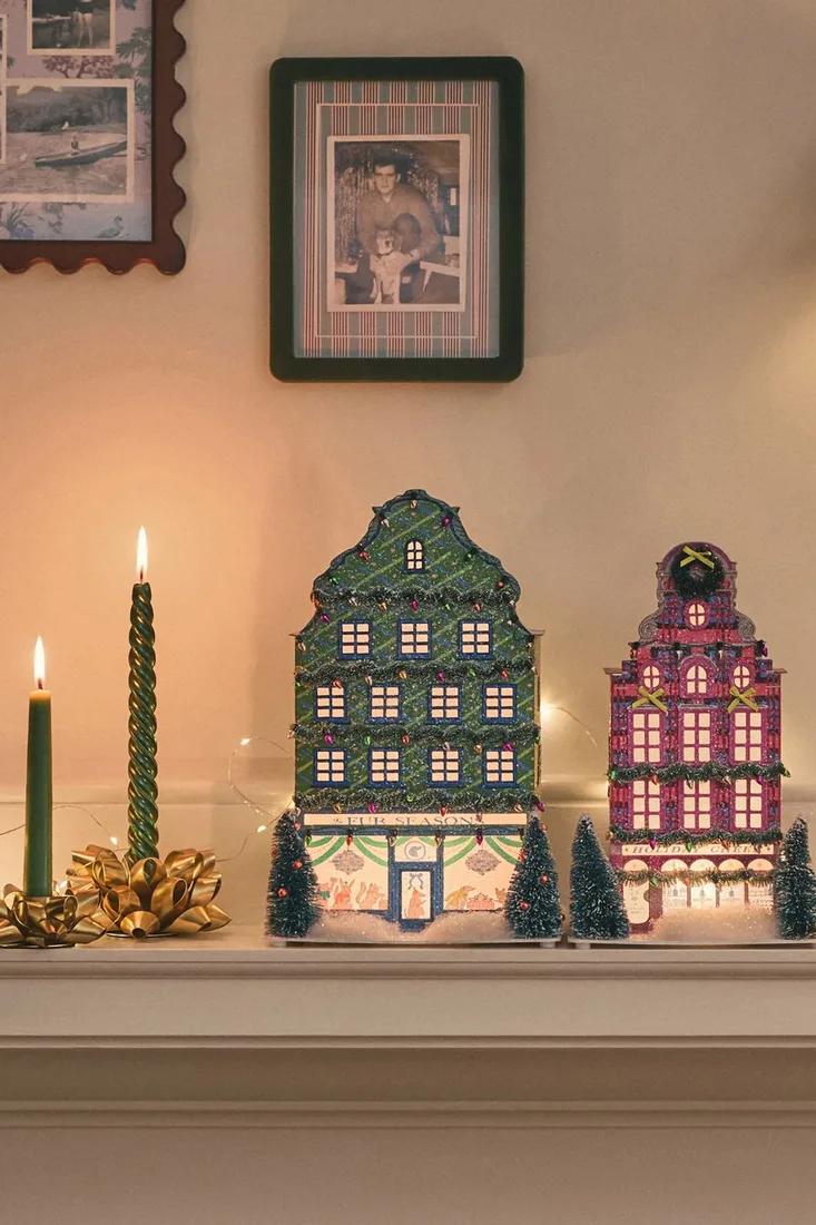 Emily Taylor x Anthropologie Light-Up Holiday House