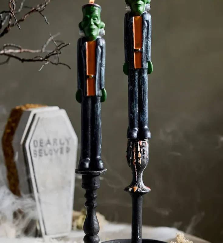 Terrain Monster Taper Candles, Set of 2