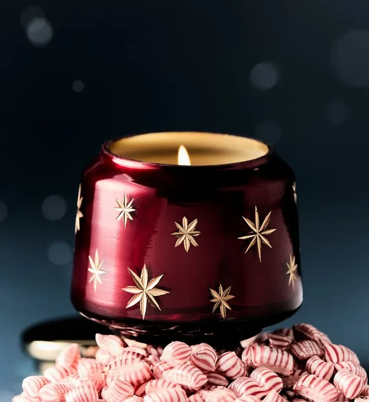 The Gather Candle by Anthropologie: Gourmand Peppermint Stick