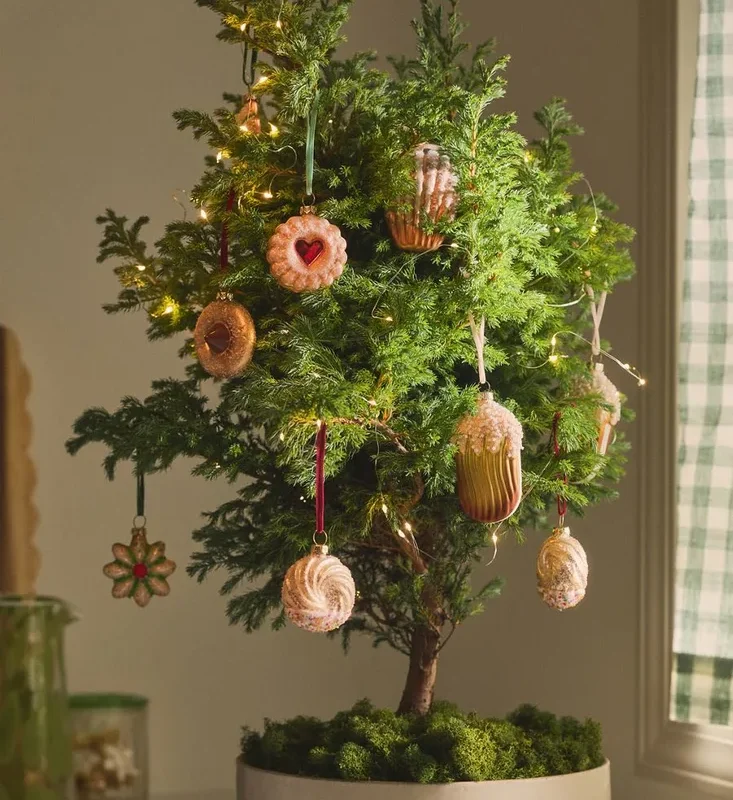 Boxed Glass Cookie Ornaments, Set of 6
