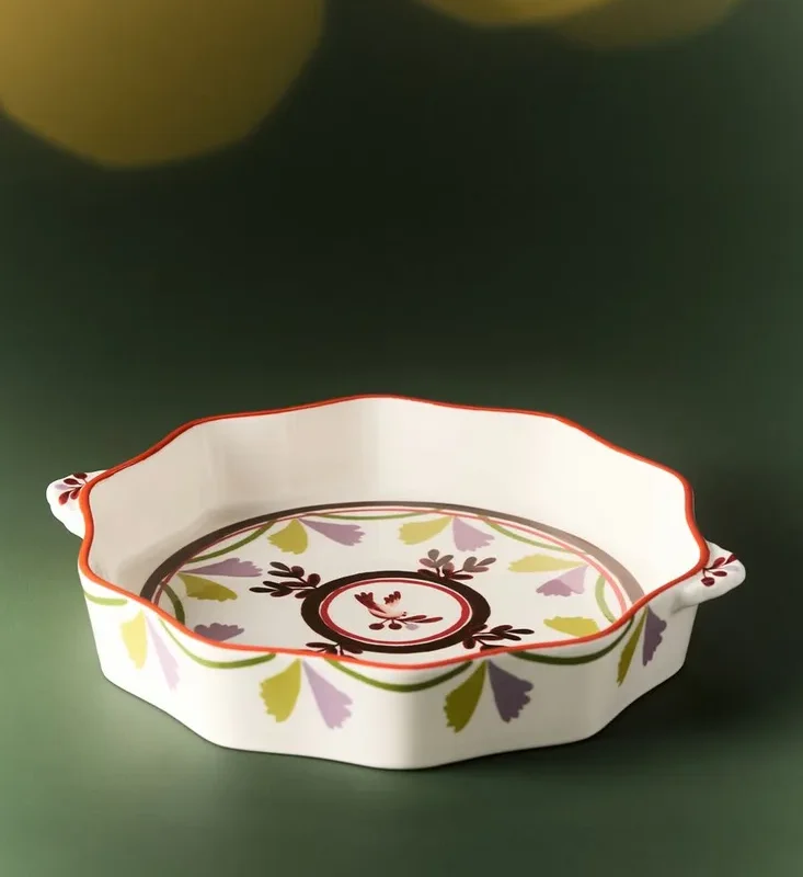 Halisa Stoneware Pie Dish