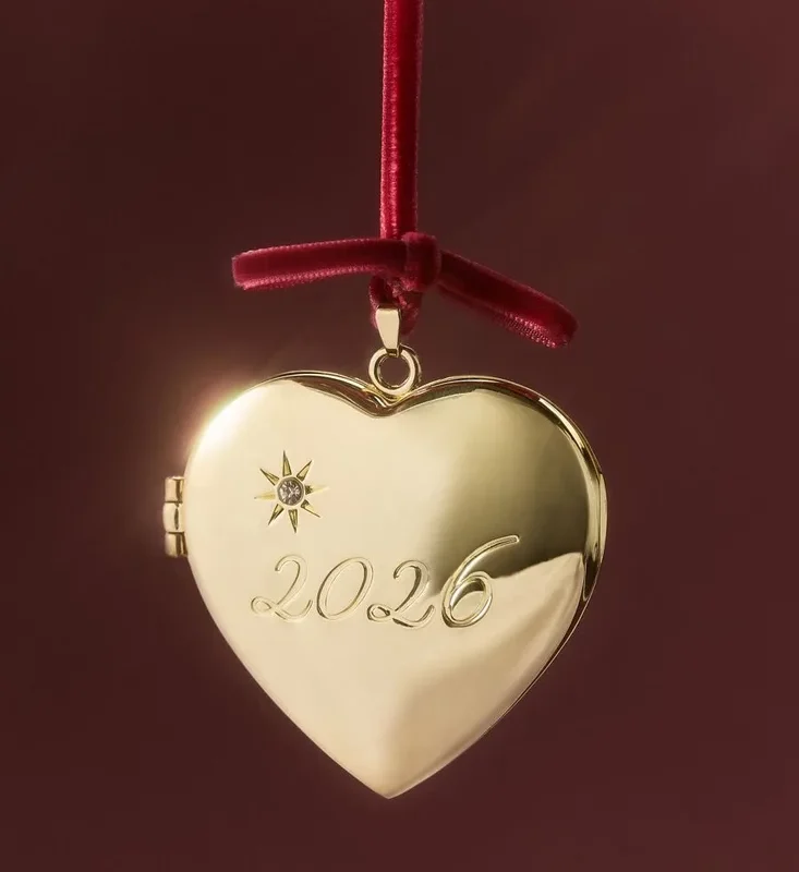 2026 Heart Locket Ornament