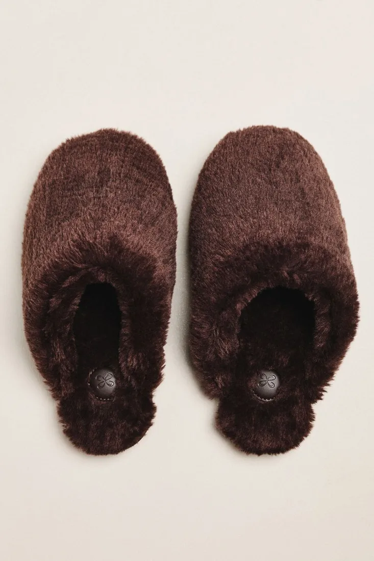 Maeve Faux Fur Slippers