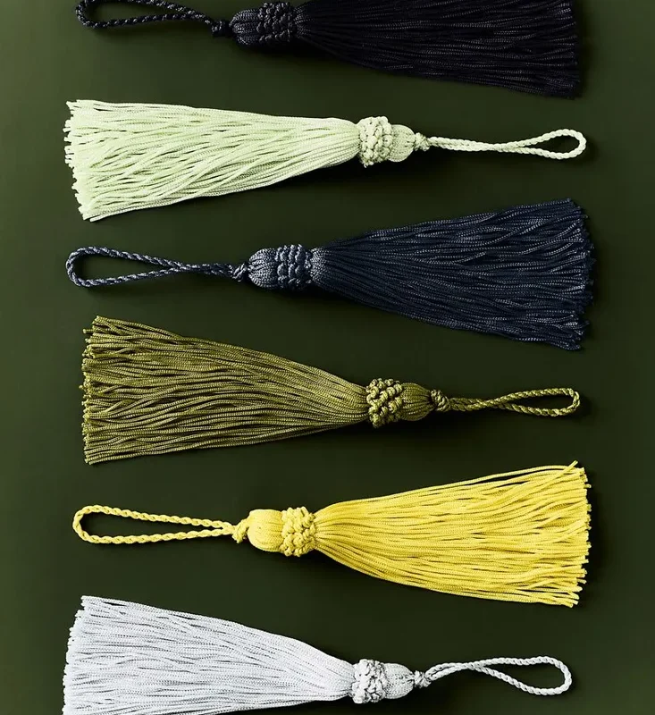 Hanging Tassel Ornaments, Set of 6