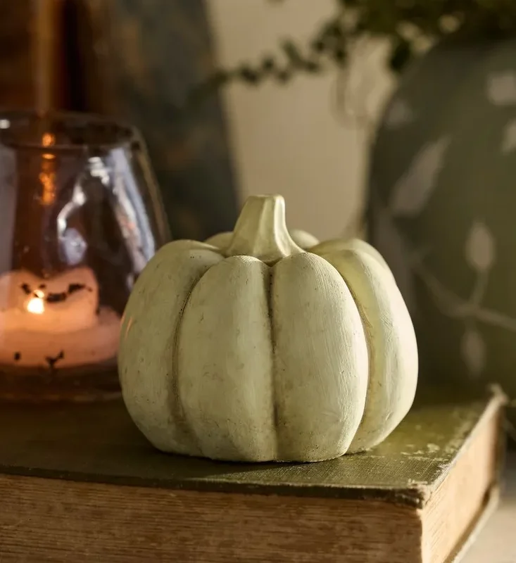 Cement Pumpkin