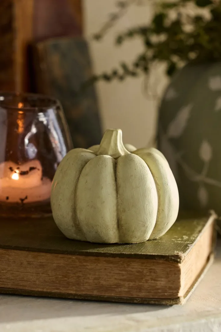Cement Pumpkin