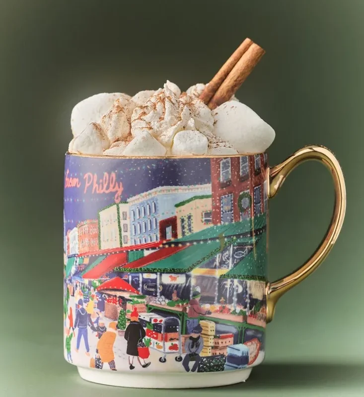 Holiday in the City Stoneware Mug