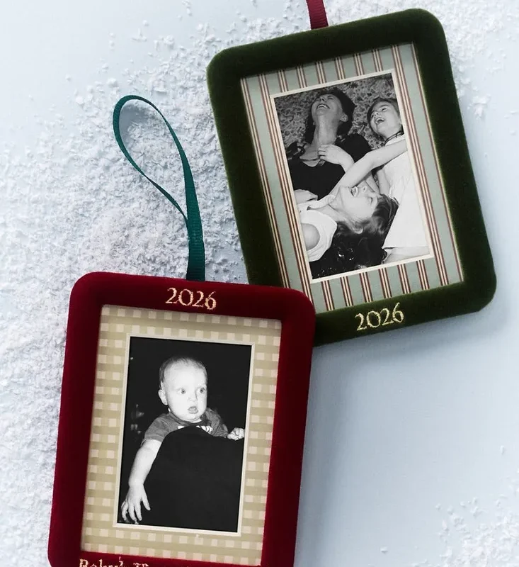 Anthropologie x Papier Velvet Framed Milestone Ornament