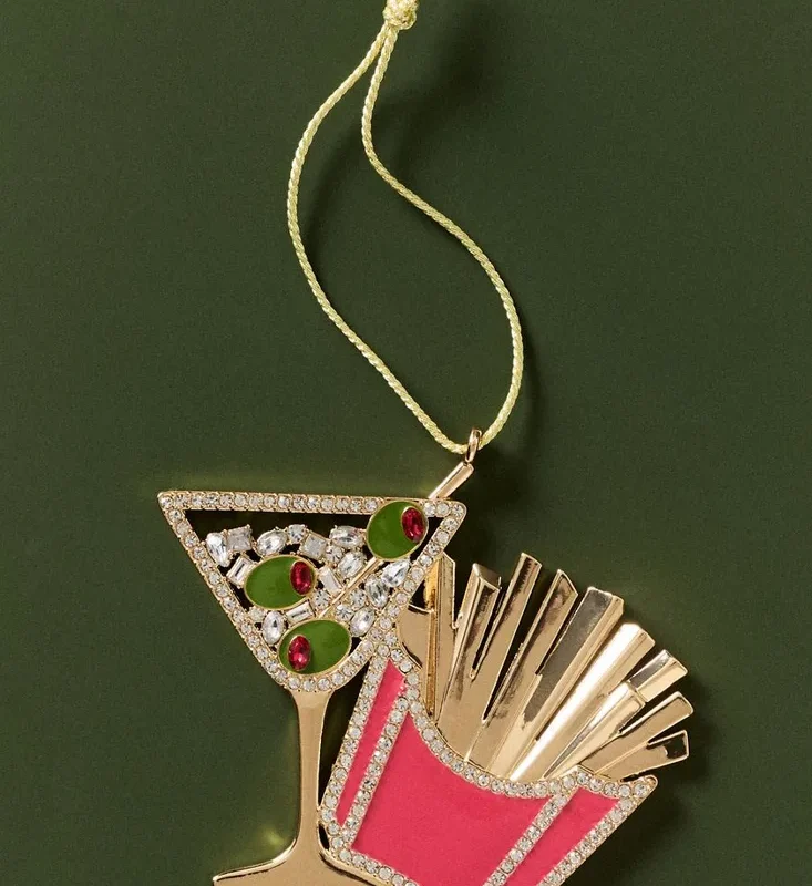 BaubleBar Elevated Jeweled Food Ornament