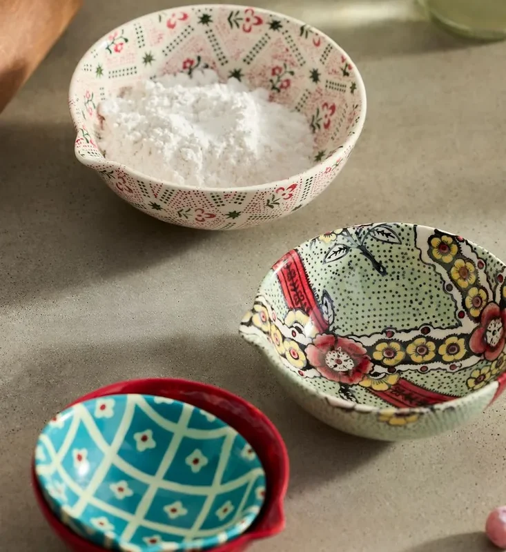 Terrain Domino Stoneware Measuring Cups