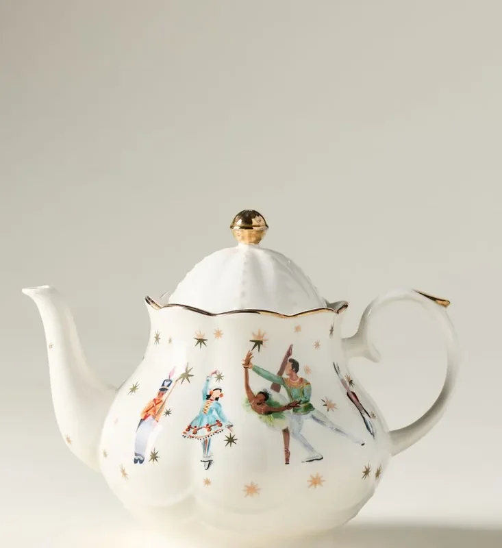 New York City Ballet Stoneware Teapot