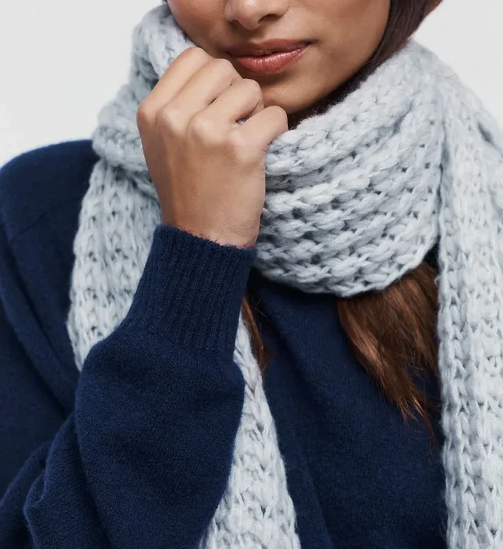 By Anthropologie Waffle Knit Scarf