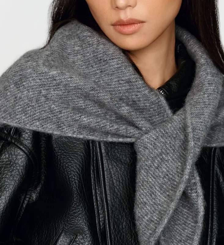 By Anthropologie Wool Blend Triangle Scarf