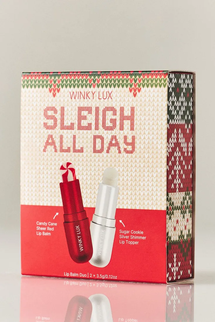 Winky Lux Sleigh All Day Lip Balm Duo