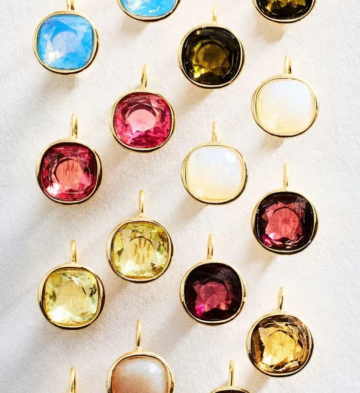 By Anthropologie Bezel Cushion French Hook Earrings