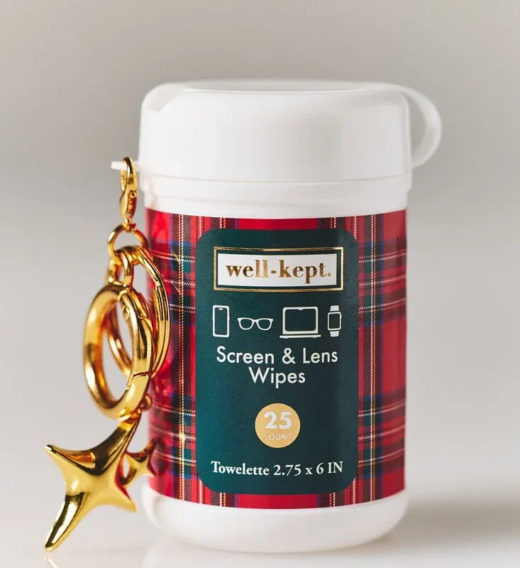 Well-Kept Towelettes Royal Stewart Mini Charm Canister