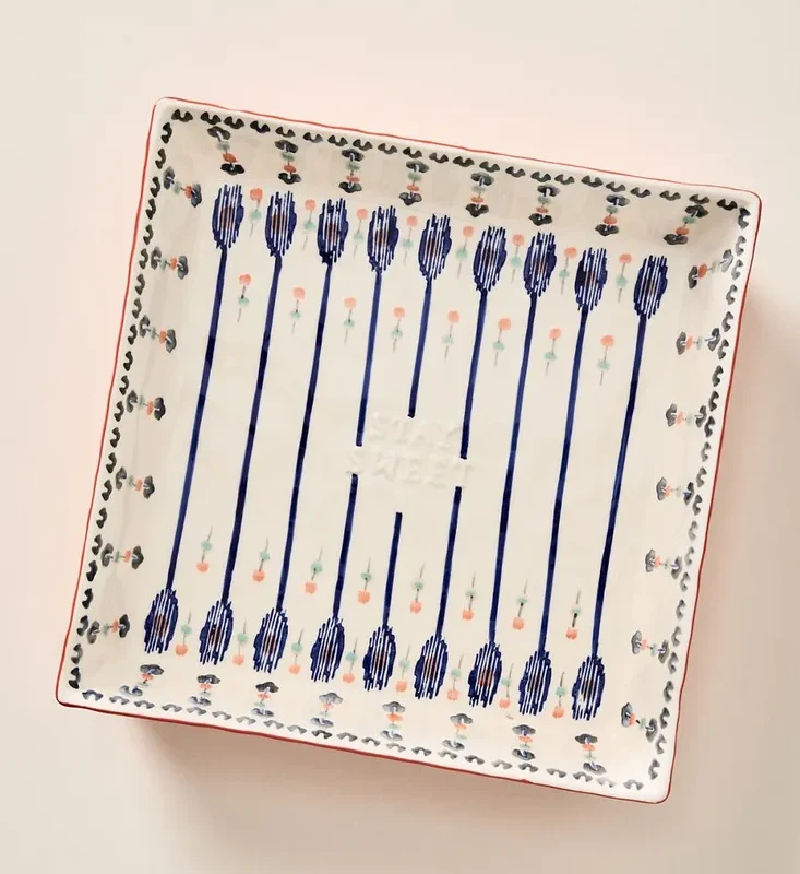 Handpainted Lucerne Brownie Pan