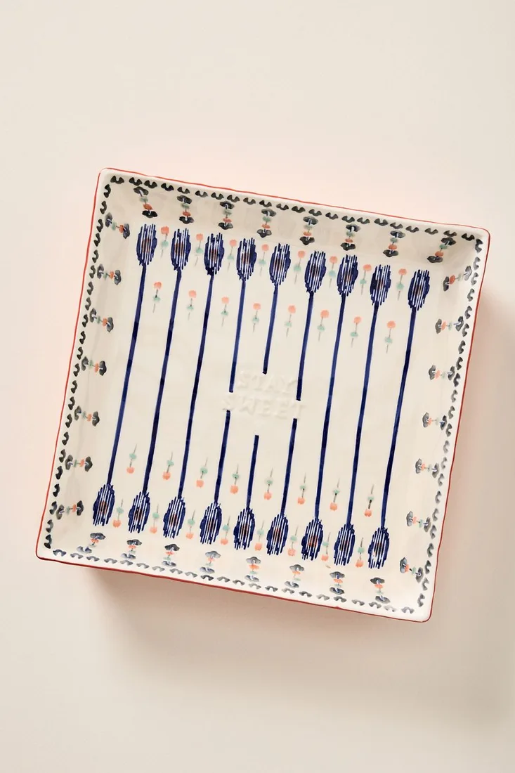 Handpainted Lucerne Brownie Pan