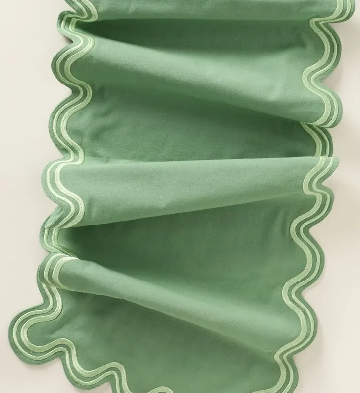 Madeline Embroidered Table Runner