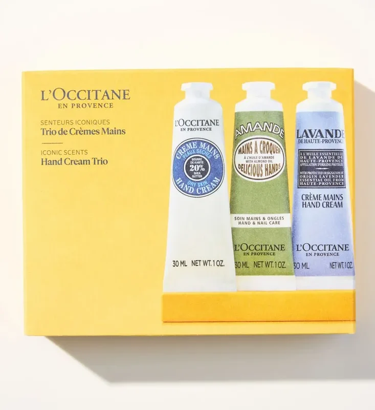 L'Occitane Hand Cream Trio Evergreen Set
